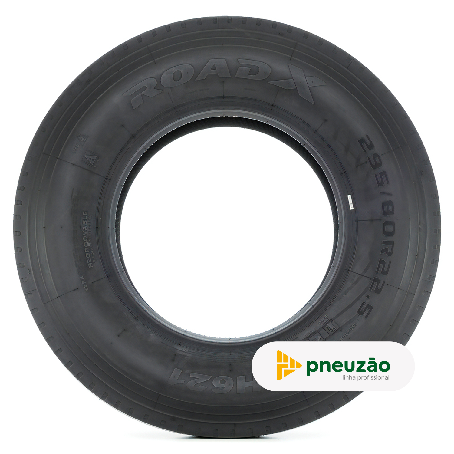 PNEU 215/75R17.5 16PR TL 135/133L RH621 (ROD. LISO) ROADX - Pneuzão