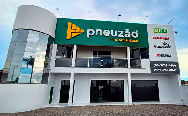 Loja de pneus em Tangará da Serra, com foco em linha pesada: Pneus Agrícolas, Pneus de Carga, Pneus de Caminhonetes, SUVs, OTR e Industrial.
